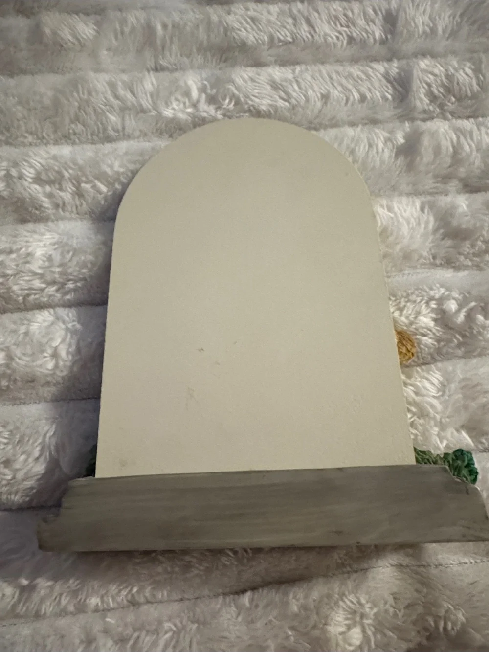 Psalm 31:24 Lion Cub Standing Plaque - Cream and Tan